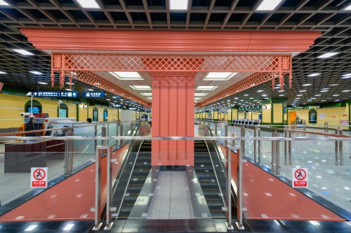 哈尔滨地铁2号线中央大街站