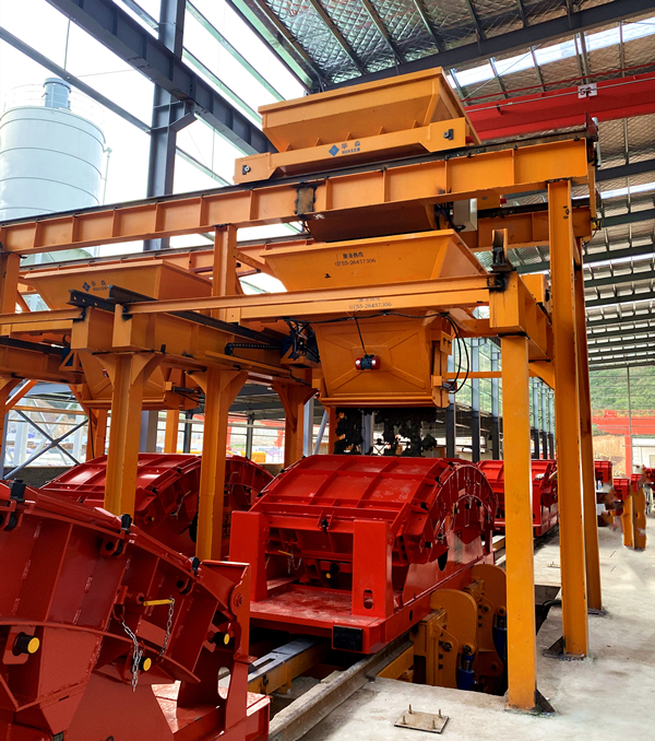 深圳轨道交通产业基地管片生产线试运行